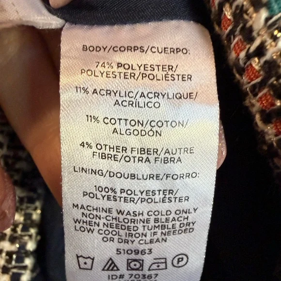 LOFT Multicolor Tweed Mini Skirt - Picture 7 of 7